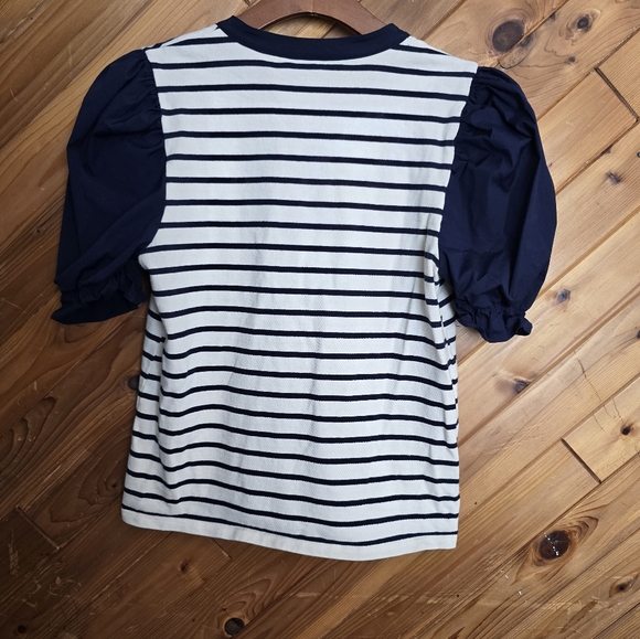 Veronica Beard Raegan Puff-Sleeve Top Size Medium - Picture 5 of 5